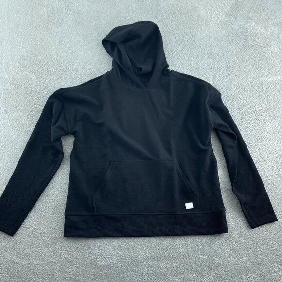 Soybu Textured Black Hoodie S Polyester/Spandex Womens Pullover NWT 3208 - Picture 1 of 10